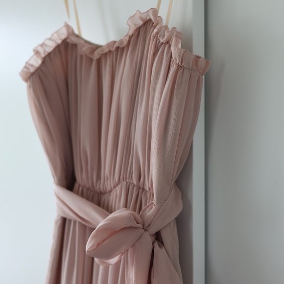 Anthropologie BHLDN Prom Formal Wedding Guest Dress Dusty Rose Size 2 - Picture 9 of 14